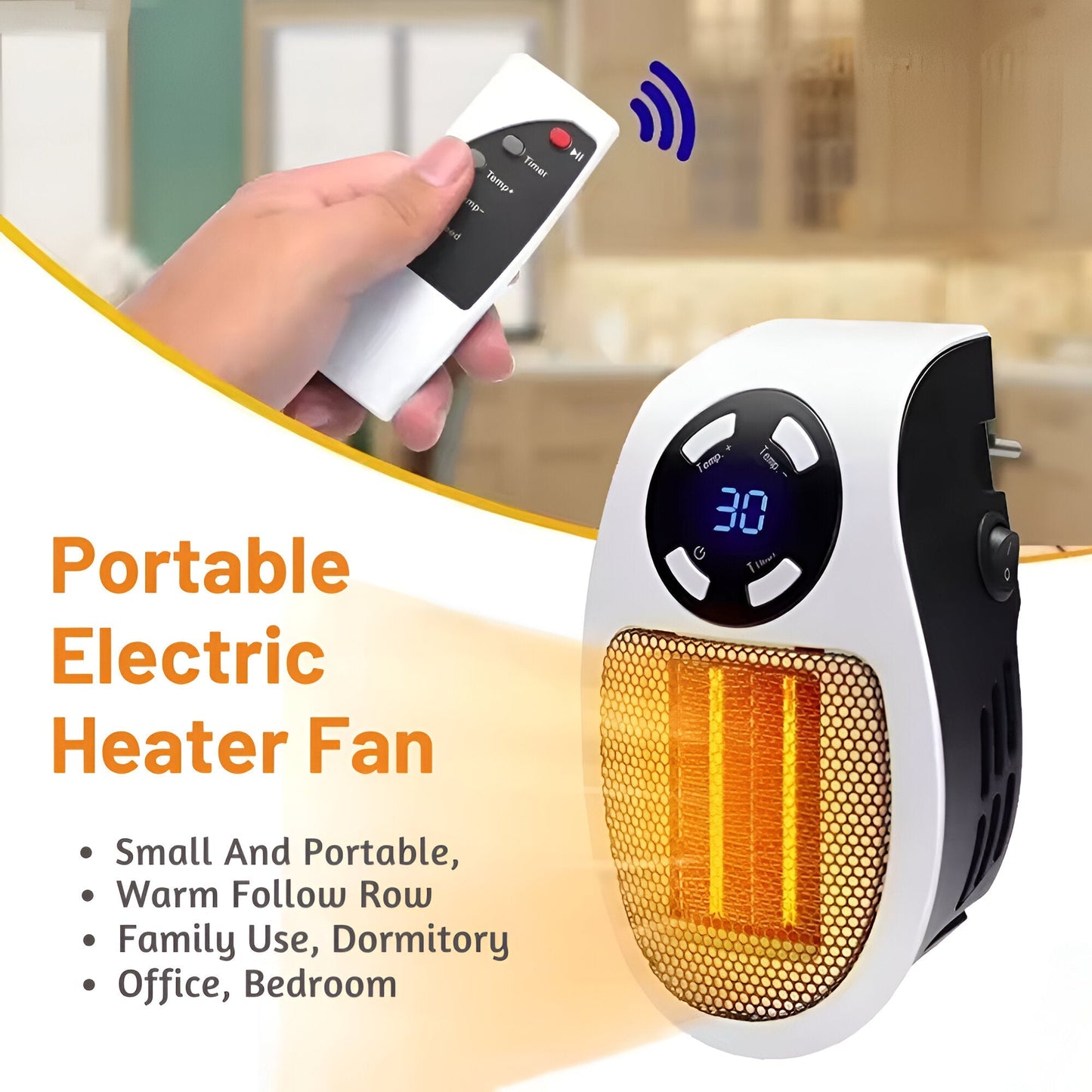 CozySway™ - Fanless Electric Heater