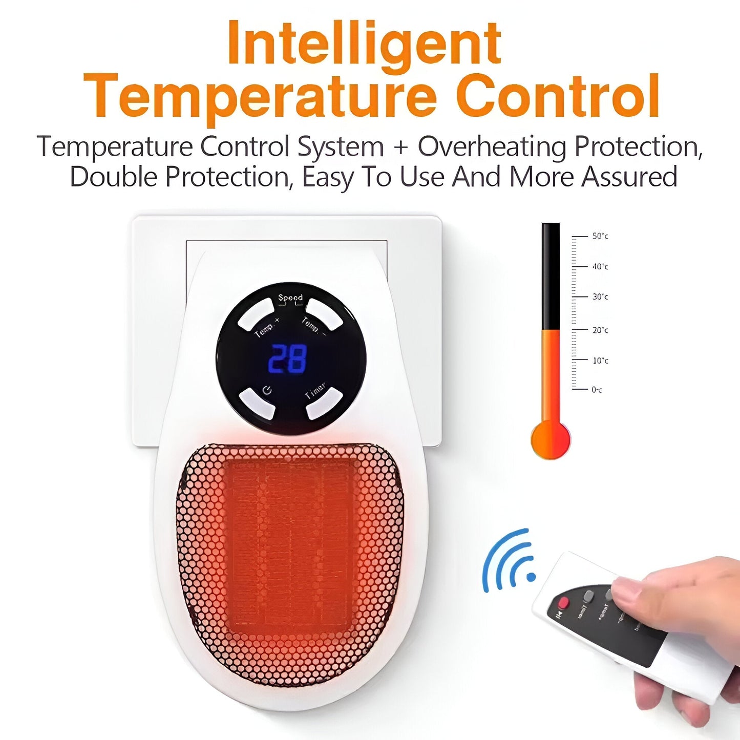 CozySway™ - Fanless Electric Heater