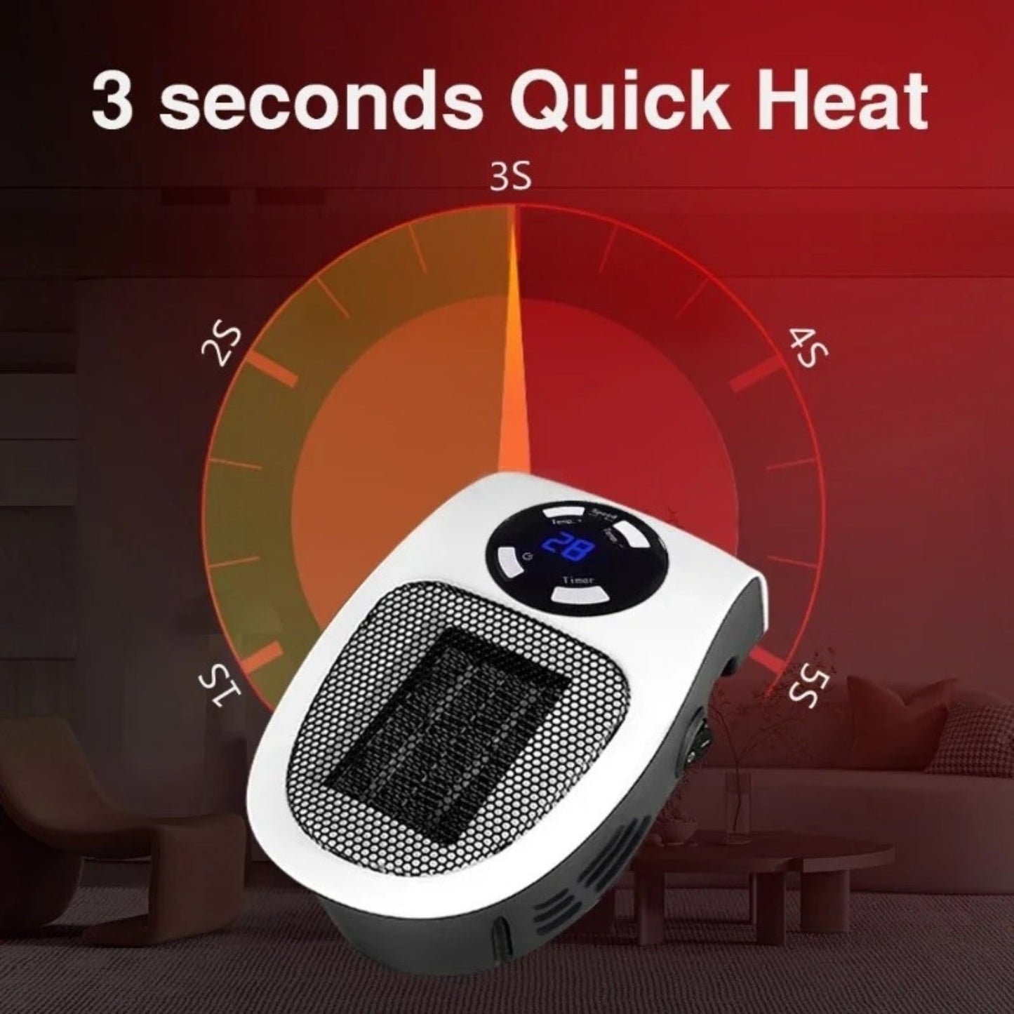 CozySway™ - Fanless Electric Heater